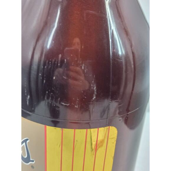 VINTAGE COORS LIGHT 23" BEER BOTTLE COIN CHANGE BANK‎ WITH REMOVABLE CAP Plastic - Picture 6 of 8